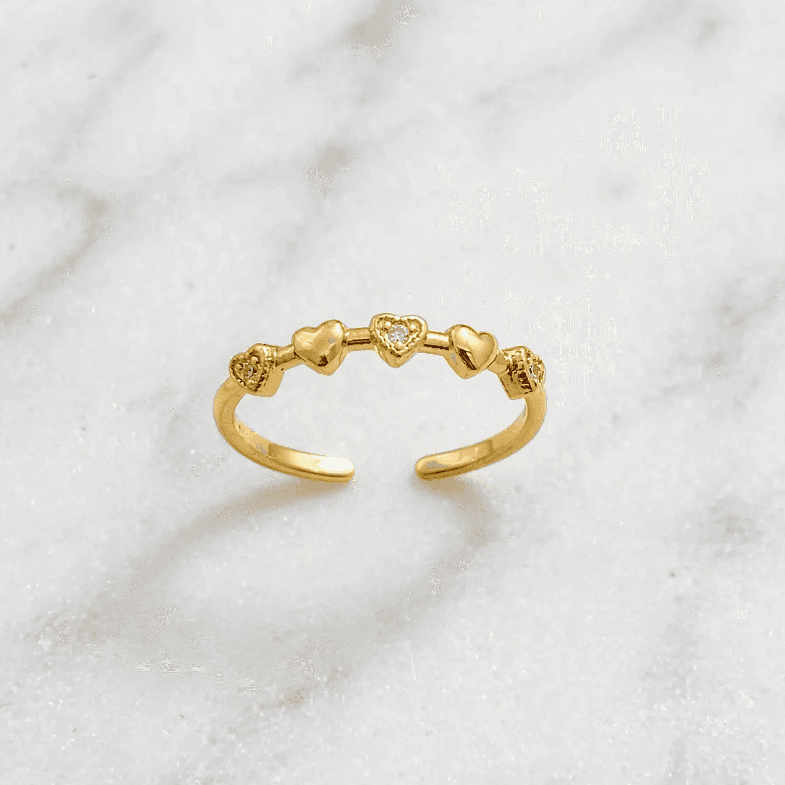 Anillo Corazones Love